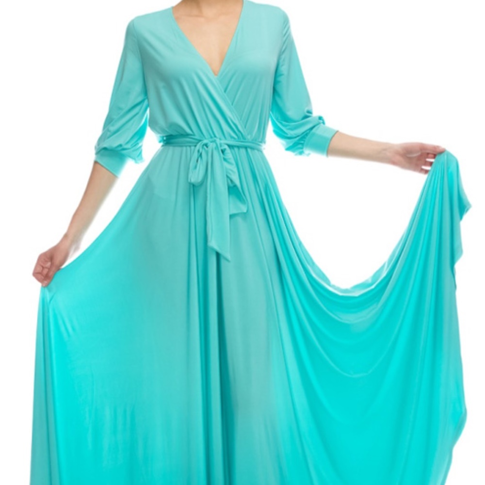 Maxine Maxi Wrap Dress